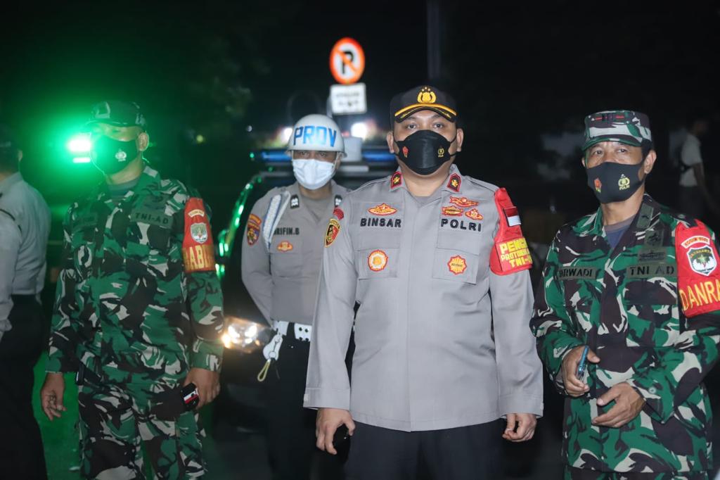 Antisipasi Gangguan Keamanan Jelang Idul Fitri, Polsek Kembangan Jakbar Melakukan Patroli Gabungan Skala Besar