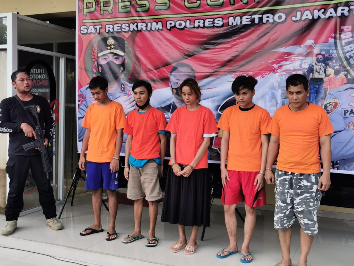 Polisi Amankan 5 Pelaku Penipuan Sepeda Motor Dengan Sasaran Anak Dibawah Umur