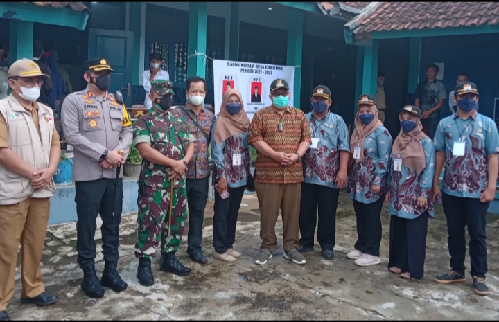 Ditinjau Langsung Forkopimda, 70 Desa Di 36 Kecamatan Se-kabupaten Sukabumi Gelar Pilkades Serentak 2022