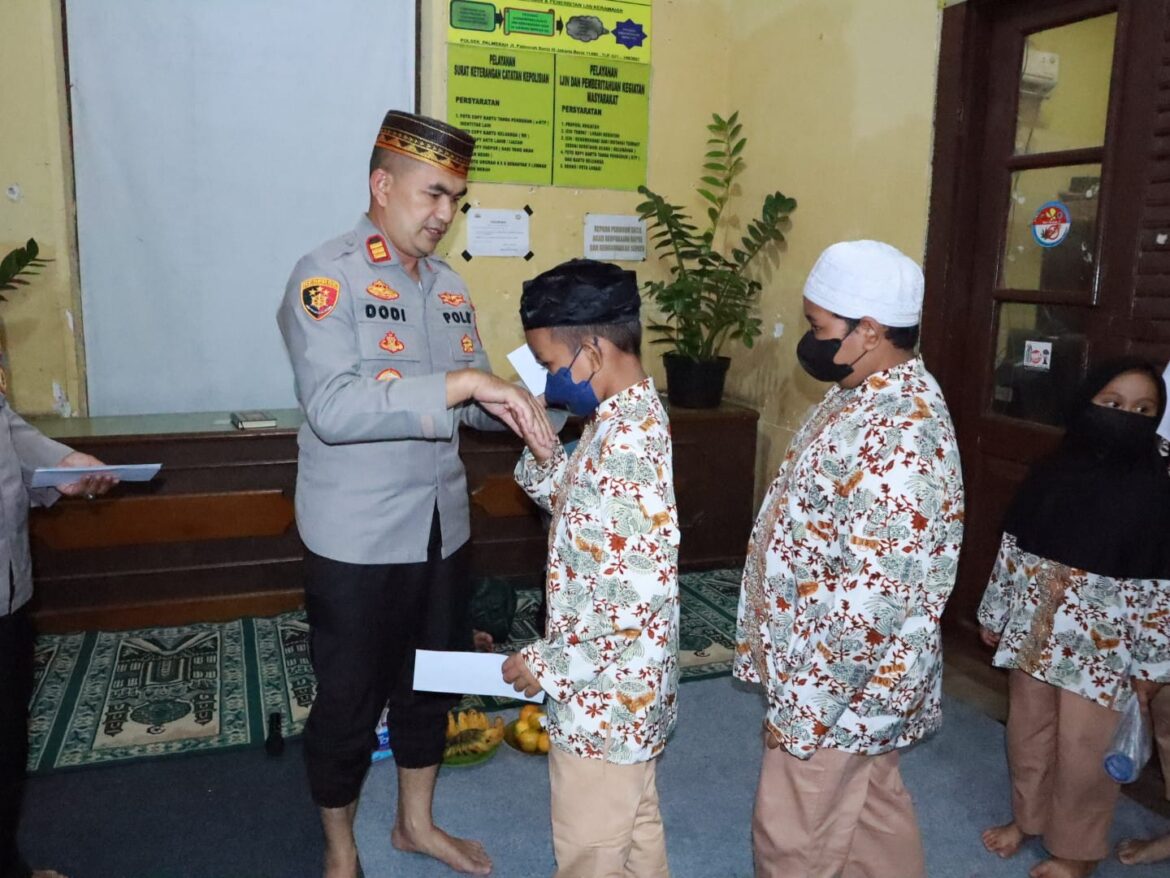 Sambut Hut Bhayangkara ke 76, 1 juli 2022 Polsek Palmerah Melaksanakan Do’a Bersama dan Santunan Anak Yatim