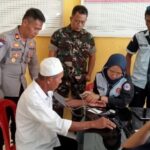 Peringati Hari Bhayangkara Ke-76 Posek Gunungguruh gelar baksos pengobatan gratis