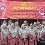 Persatuan Wanita Olahraga Seindonesia Bekerjasama Dengan PMI Kabupaten Sukabumi Mengadakan Donor Darah