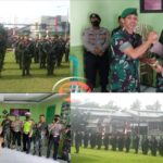 Perayaan HUT TNI ke 77 Dimakoramil 09/Cisaat, Dihadiri Kapolsek Cisaat