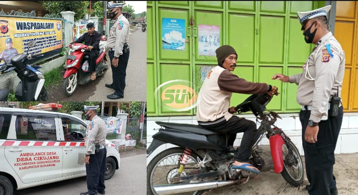 Minimalisir Kecelakaan, Kanit Lantas Polsek Gunungguruh Berikan Himbauan Kepada Pengendara R2 R4 Di Jalan Pajajaran