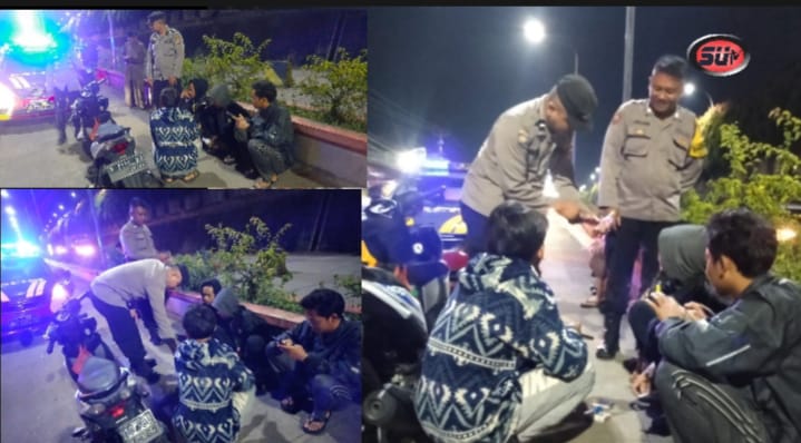 Patroli Malam Binluh Remaja yang Nongkrong di Jalan Pelabuhan 2 Tentang Kenakalan Remaja dan Bahaya Geng Motor