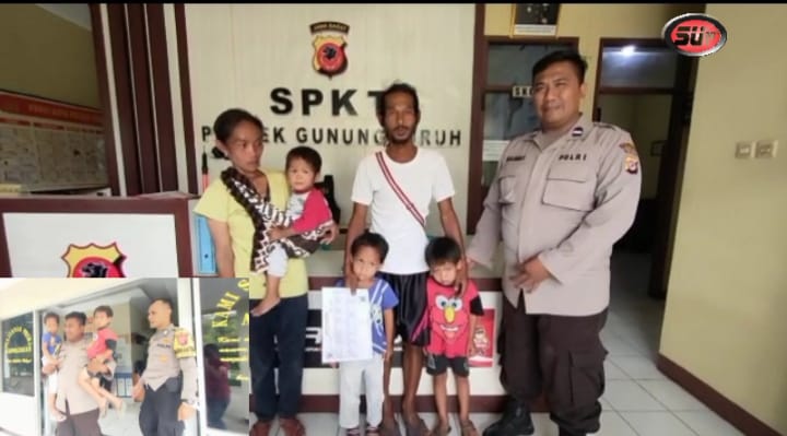 Alhamdulillah, Berkat Bantuan Bhabinkamtibmas Gunungguruh Anak Hilang Itu Bertemu Kembali dengan Orang Tua