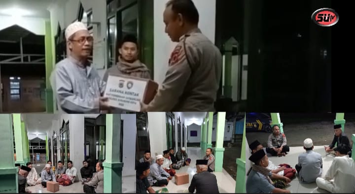 Aipda Bonny JSG Kanit Binmas Polsek Gunungguruh Laksanakan Pembinaan dan Penyuluhan Kepada Petugas Satkamling