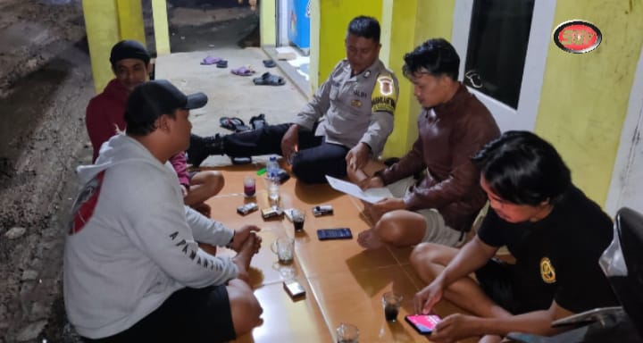 Bhabinkamtibmas Desa Kebonmanggu Sambang Pemuda Desa Binaan Sampaikan Himbauan Waspada Paham Radikalisme