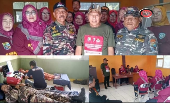 FKPPI PC 1006 Kabupaten Sukabumi Gelar Baksos Donor Darah