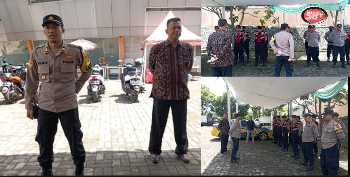 Kapolsek Gunungguruh Berserta Anggota Laksanakan Pengamanan Anniversary Nmax Comunity Indonesia