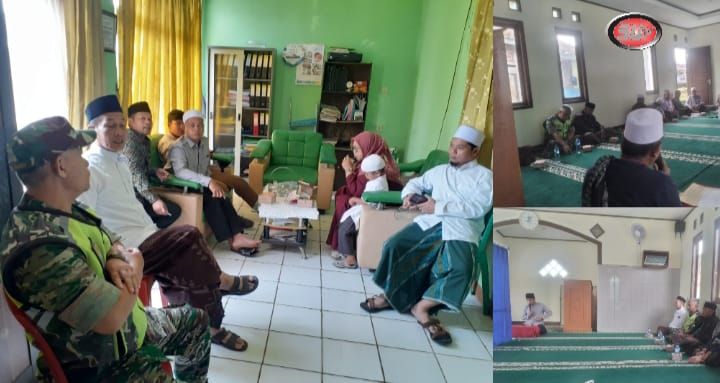 PENGAJIAN RUTIN BERSAMA ULAMA, BABINSA CITAMIANG MANFAATKAN WAKTU JALIN KOMSOS DENGAN WARGA