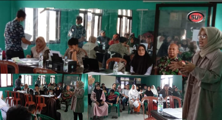 Babinsa Mangkalaya Koramil 0607-09/Cisaat Hadiri Rapat Sosialisasi Administrasi Bidang Kesehatan BPJS Dalam MCS