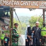 Sambut Libur Nataru Danposramil Kadudampit Bersama Anggota Pantau Obyek Wisata Situgunung