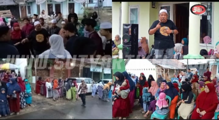 Peringatan Isro Mi’raj, dan Santunan yatim Piatu Dipadepokan Al-karomah Sukabumi