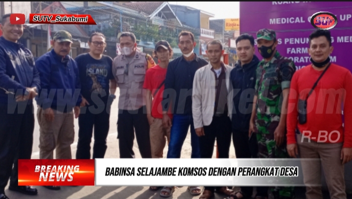 Jalin Kekompakan Lewat Komsos Dengan Masyarakat Babinsa Selajambe Koramil 0607-09/Cisaat