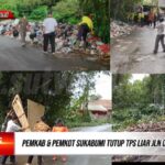 Tempat pembuangan sampah liar di jalan Cikareo Warudoyong Sukabumi ditutup