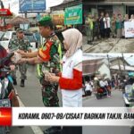 Berkah Di Bulan Ramadhan 1444 H, Koramil-0607-09/Cisaat Bersama BSMI Bagikan Takjil