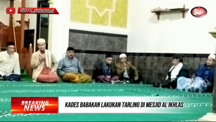 KEPALA DESA, BPD DAN PERANGAKAT DESA BABAKAN GELAR TARLING DI MESJID AL IKHLAS