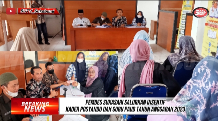 Pemdes Sukasari Salurkan Insentif Kader Posyandu dan Guru Paud T/A 2023