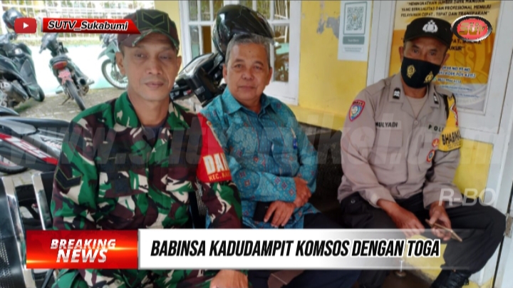 Jelang akhir Bulan Ramadhan, Babinsa Kadudampit Komsos Dengan Toga