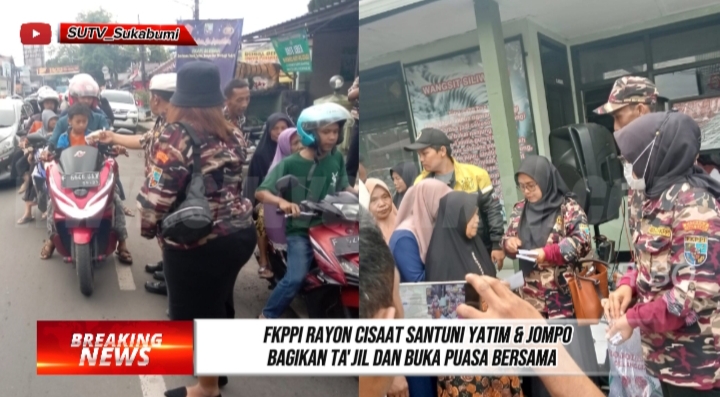 Keluarga Besar FKPPI 1006-29/Rayon Cisaat Santuni Yatim & Jompo, Serta Gelar Acara Buka Puasa Bersama dan Pembagian Takjil