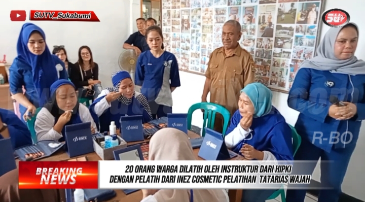 MANFAATKAN DANA DESA 20 ORANG WARGA UBRUG DILATIH TATARIAS WAJAH