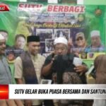 25 Tahun Rutin Mengaji dan Solawat Bersama. Diakhir Ramadhan 1444 H, Pimred & Crew Media SUTV Bukber Serta Santuni Yatim Piatu di Padepokan Al-karomah