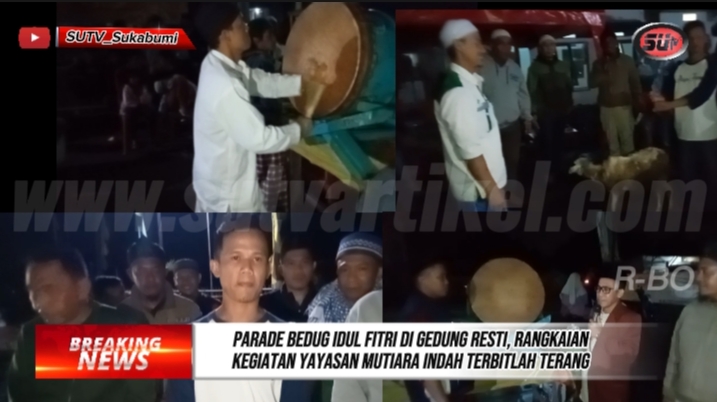 Parade Bedug Yayasan Mutiara Indah Terbitlah Terang Ramaikan Takbir Idul Fitri Di Gedung Resti