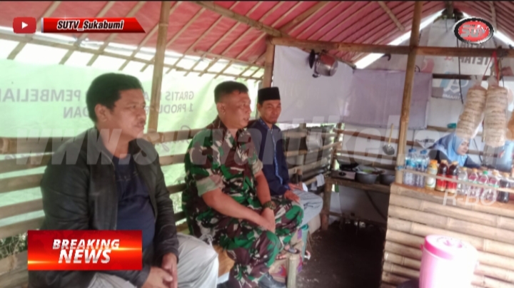 Komsos Diwarung Kopi, Babinsa Sukaresmi Komsos Bersama Tomas Didesa Binaannya