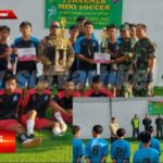 Sambut HUT RI Ke 78 Tahun 2023, Koramil 0607-09/Cisaat Gelar Lomba Mini Soccer