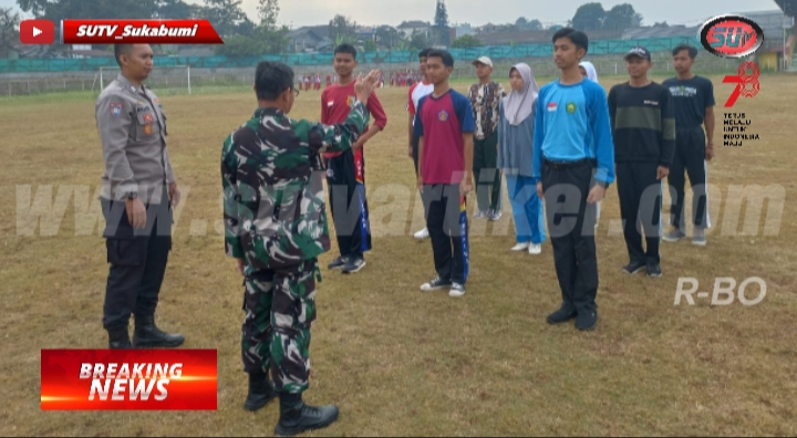 Babinsa Padaasih Melakukan Pembinaan kepada Siswa Calon Paskibra Jelang HUT RI ke-78