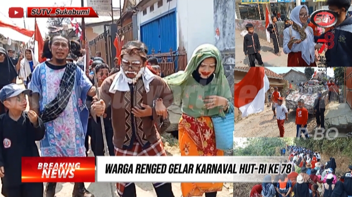 Suka-cita, Karnaval Warga Kampung Renged Rayakan Hari Kemerdekaan RI ke-78