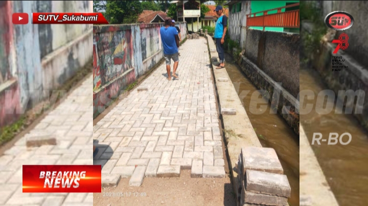 Realisasikan DD T/A 2023, Pemdes Kutasirna Bangun Jalan Paving Block Dikampung Kutakidul