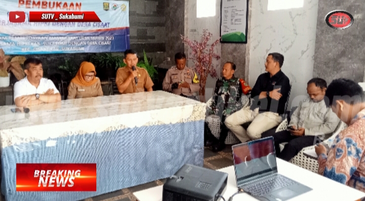 Babinsa Cisaat Hadiri Rapat Pembukaan Pelatihan Refleksi Bekam, Program Pemberdayaan Masyarakat Desa T/A 2023