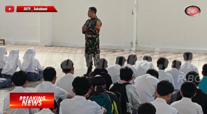 Koramil 0607-09/Cisaat lakukan sosialiasi Rekrutmen Tamtama PK TNI AD 2024 Kepada Siswa SMK