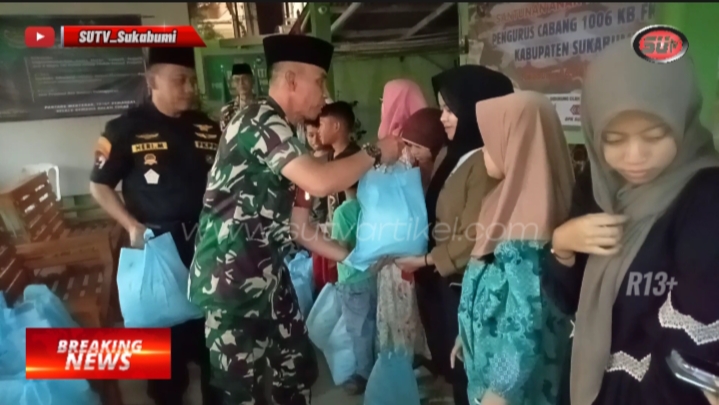 KB FKPPI Kabupaten Sukabumi Gelar Santunan Kepada Anak Yatim Piatu dan Bagikan Takjil Ramadhan 1445 H