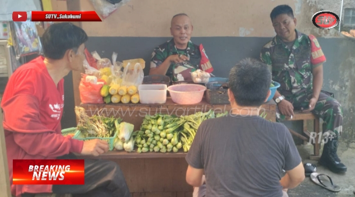 Bincang Santai, Danramil Bersama Babinsa Kelurahan Subang Jaya Komsos dengan Warga Binaan