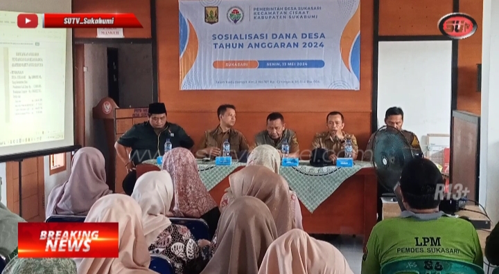 Sebelum Alokasikan DD, Pemdes Sukasari Gelar Sosialisasi Dana Desa TA 2024