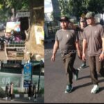 JAGA KESEHATAN DAN KEBUGARAN TUBUH DANRAMIL BERSAMA ANGGOTA KORAMIL 0607-04/KOTA SUKABUMI UTARA LAKSANAKAN JALAN SANTAI