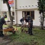 Giat Sabtu Kasih, Koramil 0607-04/Kota Sukabumi Utara, Bersihkan Gereja Oikoumene Sukabumi