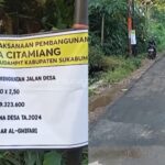 Gunakan Dana Desa Tahap 1 Non Earmarked, Secara Kontraktual Pemdes Citamiang Lakukan Pengaspalan Jalan Desa Sepanjang 600 meter