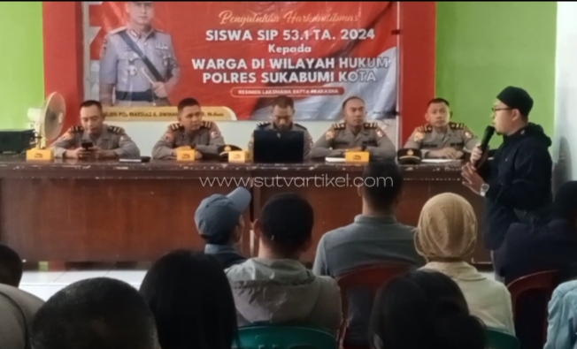 Berantas Judi Online, SIP Setukpa 53.1 2024 Gelar Penyuluhan Harkamtibmas