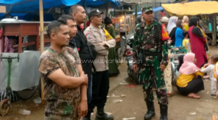 Sinergitas TNI-Polri, Babinsa dan Bhabinkamtibmas Hadiri Pelepasan Siswa/i MD Undrusbinangun