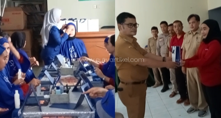 Pemdes Bojongkerta Bersama HIPKI DPC Sukabumi, Gelar Pelatihan Tata Rias Wajah untuk Tingkatkan Ekonomi Warga