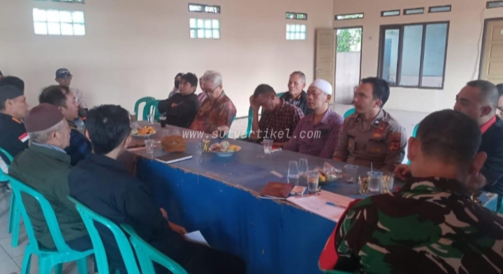 Babinsa Desa Nagrak Koramil 0607-09/Cisaat, Hadiri Rapat Persiapan Perayaan HUT Desa Nagrak Ke 44