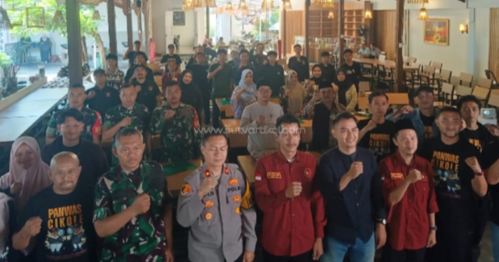 Danramil 0607-04/Kota Sukabumi Utara Hadiri Sosialisasi Pengawasan Pemilih Pemilu Tahun 2024