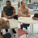 Pererat Silaturahmi, Danramil 0607-04/Kota Sukabumi Utara Komsos Dengan Kabag Umum Bank BNI