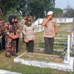 Peringati HUT Ke-46, KB FKPPI PC 1006 Kab Sukabumi Gelar Tabur Bunga di TMP Suryakencana Nyomplong Kota Sukabumi