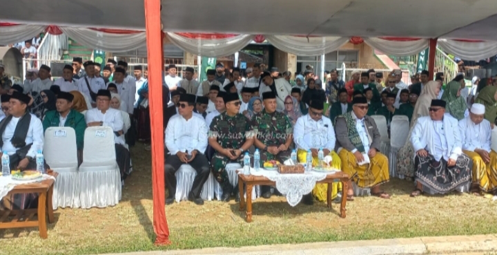 Dengan Tema Menyambung juang merengkuh masa depan, Dandim 0607/Kota Sukabumi Hadiri Peringatan Hari Santri Nasional