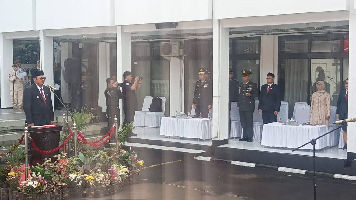 Upacara Peringatan Hari Pahlawan Tingkat Kota Sukabumi